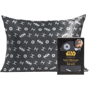 image:imageKitsch x Star Wars Galactic Empire Satin Pillowcase  Satin Pillowcase with Zipper Better Than Silk Pillowcase  FrizzReducing Pillow Case for Hair amp Skin Care Cooling amp Breathable  KingGalactic Empire