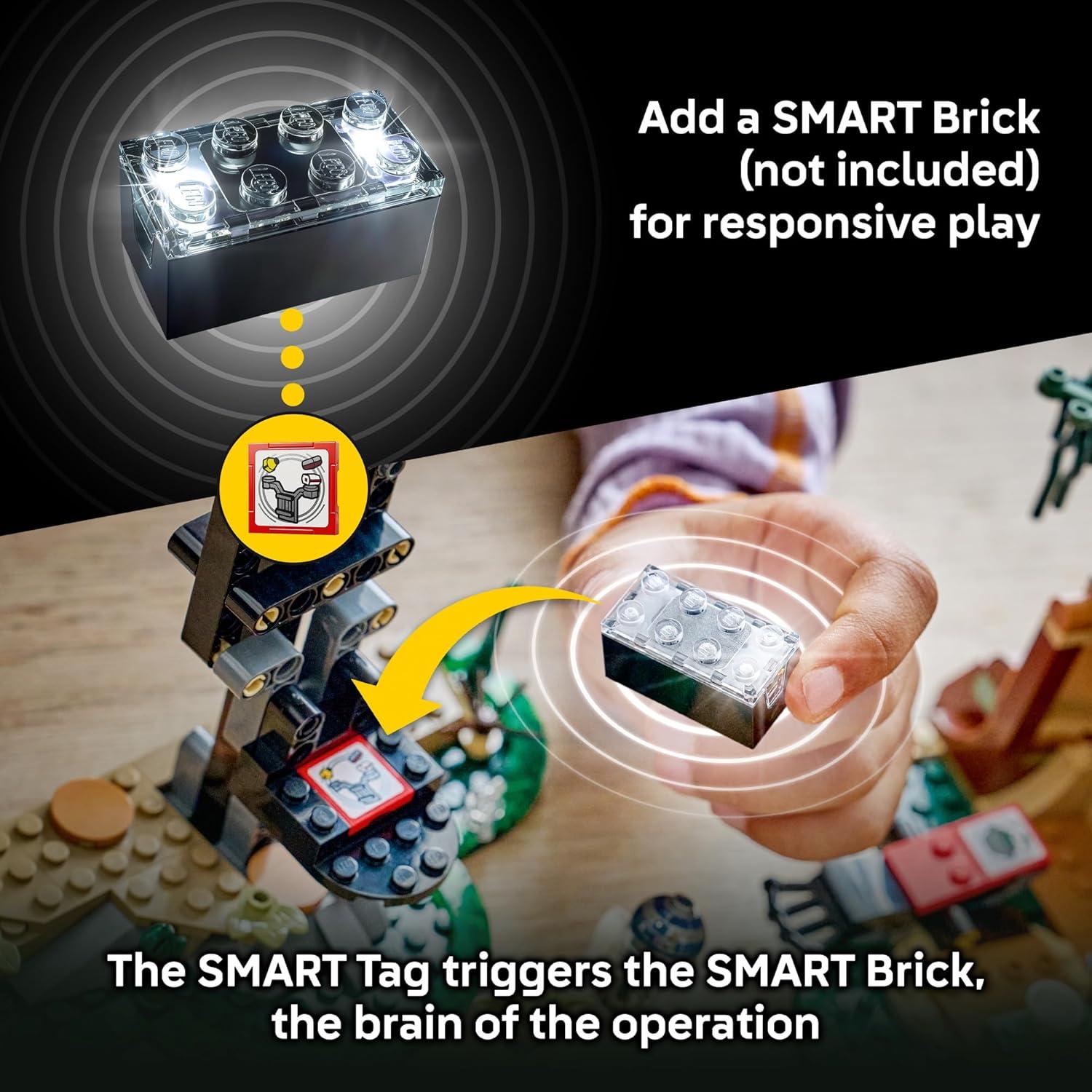 image:imageLEGO Star Wars Smart Play Yodas Hut and Jedi Training  Building Toy for Role Play  Compatible Set with 2 Smart Tags and 2 Minifigures  Gift for Boys Girls and Kids Ages 8  75422