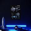 image:imageDisplate Metal Poster Star Wars  Vehicle Schematics  Tie Interceptor  Galactic Empire Warships  Collectible Gift  Premium Decorations Wall Art Decor Gifts Movie Posters  126x177 in