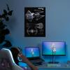 image:imageDisplate Metal Poster Star Wars  Vehicle Schematics  Tie Interceptor  Galactic Empire Warships  Collectible Gift  Premium Decorations Wall Art Decor Gifts Movie Posters  126x177 in