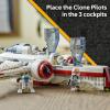 image:imageLEGO Star Wars Revenge of The Sith ARC170 Starfighter Spaceship Building Toy  Kids Star Wars Toy for Boys and Girls Ages 9  Gift Idea for Birthdays  75402
