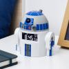 image:imagePaladone R2D2 Alarm Clock  Perfect Decor for Star Wars Fans  USB Cable Included  13 cm 5 TallStar Wars