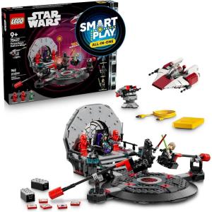 image:imageLEGO Star Wars Smart Play Throne Room Duel amp AWing Interactive Building Toy  AllinOne Set  Reacts to How You Move and Play with a Smart Brick  Gift for Boys Girls and Kids Ages 9  75427