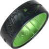 image:imageEnso Rings Silicone Wedding Ring  Etched Star Wars Designs  Comfortable Contour Fit  Made in USA  Ideal for Active UseDeath Star  Black PearlPeridot
