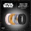image:imageEnso Rings Silicone Wedding Ring  Etched Star Wars Designs  Comfortable Contour Fit  Made in USA  Ideal for Active UseMay The Force Be With You  Obsidian