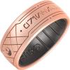 image:imageEnso Rings Silicone Wedding Ring  Etched Star Wars Designs  Comfortable Contour Fit  Made in USA  Ideal for Active UsePrincess  Rose GoldPlatinum