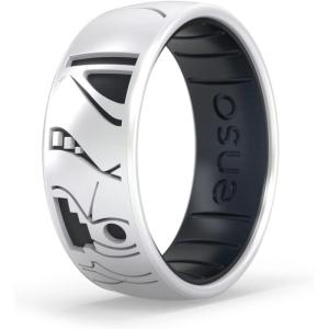 image:imageEnso Rings Silicone Wedding Ring  Etched Star Wars Designs  Comfortable Contour Fit  Made in USA  Ideal for Active UseStormtroopers