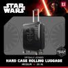 image:imageFUL Star Wars Darth Vader 30 Inch Rolling Luggage Embossed Hardshell Suitcase with Spinner Wheels SilverBlack
