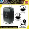image:imageFUL Star Wars Darth Vader 30 Inch Rolling Luggage Embossed Hardshell Suitcase with Spinner Wheels SilverBlack