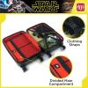 image:imageFUL Star Wars Darth Vader 30 Inch Rolling Luggage Embossed Hardshell Suitcase with Spinner Wheels SilverBlack