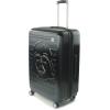image:imageFUL Star Wars Darth Vader 30 Inch Rolling Luggage Embossed Hardshell Suitcase with Spinner Wheels SilverBlack