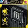 image:imageFUL Star Wars Darth Vader 30 Inch Rolling Luggage Embossed Hardshell Suitcase with Spinner Wheels SilverBlack