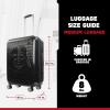 image:imageFUL Star Wars Darth Vader 30 Inch Rolling Luggage Embossed Hardshell Suitcase with Spinner Wheels SilverBlack
