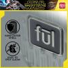 image:imageFUL Star Wars Darth Vader 30 Inch Rolling Luggage Embossed Hardshell Suitcase with Spinner Wheels SilverSilver