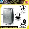 image:imageFUL Star Wars Darth Vader 30 Inch Rolling Luggage Embossed Hardshell Suitcase with Spinner Wheels SilverSilver