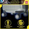 image:imageFUL Star Wars Darth Vader 30 Inch Rolling Luggage Embossed Hardshell Suitcase with Spinner Wheels SilverSilver