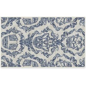 image:imageRUGGABLE x Star Wars Washable Area Rug  Dark Side Damask Blue 3x5 StainResistant NonSlip  Small Machine Washable Rugs for Living Room Bedroom Hallway Entryway amp Officewith Cushioned Pad