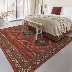 image:imageRUGGABLE x Star Wars Washable Area Rug  Mandalore Scarlet Red 9x12 StainResistant NonSlip  Large Machine Washable Rugs for Living Room Bedroom Hallway Entryway amp Officewith Cushioned Pad