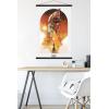 image:imageTrends International Star Wars The Book of Boba Fett  Boba and Firespray Wall Poster 22375 x 34 Premium Unframed VersionPremium Print and Black Hanger Bundle
