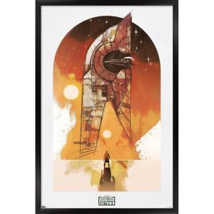 image:imageTrends International Star Wars The Book of Boba Fett  Boba and Firespray Wall Poster 22375 x 34 Premium Unframed VersionBlack Framed Version