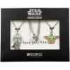 image:imageBioworld Star Wars The Mandalorian Mando And Grogu Best Friends Necklace Set