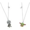 image:imageBioworld Star Wars The Mandalorian Mando And Grogu Best Friends Necklace Set