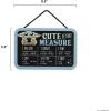 image:imageDisney Star Wars Darth Vader Dark Side Hanging Wood Wall Decor  Funny Star Wars Meat Temperature Guidelines Sign for GrillingBlackBlue