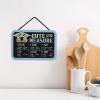 image:imageDisney Star Wars Darth Vader Dark Side Hanging Wood Wall Decor  Funny Star Wars Meat Temperature Guidelines Sign for GrillingBlackBlue