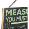 image:imageDisney Star Wars Darth Vader Dark Side Hanging Wood Wall Decor  Funny Star Wars Meat Temperature Guidelines Sign for GrillingBlackGreen