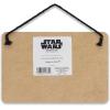 image:imageDisney Star Wars Darth Vader Dark Side Hanging Wood Wall Decor  Funny Star Wars Meat Temperature Guidelines Sign for GrillingBlueGray