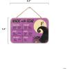 image:imageDisney Star Wars Darth Vader Dark Side Hanging Wood Wall Decor  Funny Star Wars Meat Temperature Guidelines Sign for GrillingPurple