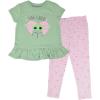 image:imageSTAR WARS The Mandalorian Grogu TShirt and Leggings Outfit Set Infant to Big Kid Sizes 12 Months  1416Green