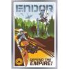image:imageTrends International 24X36 Star Wars The Return of the Jedi  Endor Wall Poster 24 x 36 Premium Unframed VersionSilver Framed Version