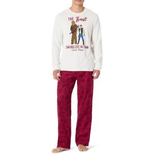 image:imageAmazon Essentials Disney  Marvel  Star Wars Mens Flannel Pajama Sleep SetsSmugglers