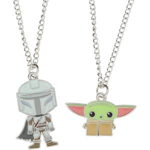 image:imageBioworld Star Wars The Mandalorian Mando And Grogu Best Friends Necklace Set