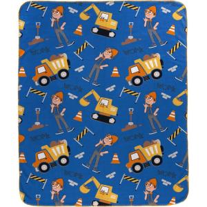 image:imageJay Franco Kids Plush Throw Blanket  Soft amp Cozy Fleece Throw for Bedroom amp Couch Dcor Official Licensed Product Grey  Star Wars 46x60  Throw BlanketBlue  Blippi