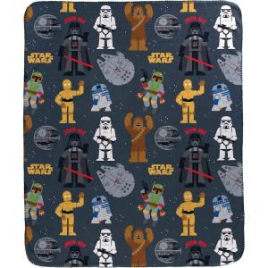image:imageJay Franco Kids Plush Throw Blanket  Soft amp Cozy Fleece Throw for Bedroom amp Couch Dcor Official Licensed Product Grey  Star Wars 46x60  Throw BlanketGrey  Star Wars