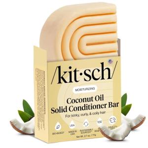 image:imageKitsch Rice Water Protein Shampoo Bar for Hair Growth x Star Wars C3PO Design  Strengthening Hair Shampoo for Men and Women  Paraben Silicone amp SulfateFree Vegan Hair Care  32 ozCoconut Oil DeepMoisturizing Conditioner Bar