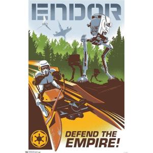 image:imageTrends International 24X36 Star Wars The Return of the Jedi  Endor Wall Poster 24 x 36 Premium Unframed VersionPremium Unframed Version
