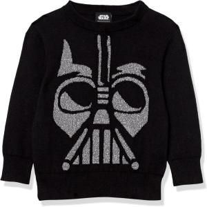 image:imageAmazon Essentials Disney  Marvel  Star Wars Boys and Toddlers Pullover Crew Sweaters Previously Spotted ZebraStar Wars Vader