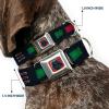 image:imageBuckleDown Dog Collar Seatbelt Buckle Star Wars Darth Vader Utility Belt Bounding3 Black Grays Reds 15 to 26 Inches 10 Inch Wide Multi Color DCSBSWBBVWSW14110L1 Wide  Fits 11165 Neck  Medium