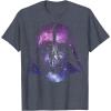 image:imageStar Wars Darth Vader Space Helmet Galaxy TShirt TShirtHeather Blue