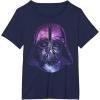 image:imageStar Wars Darth Vader Space Helmet Galaxy TShirt TShirtNavy Blue
