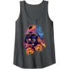 image:imageStar Wars Darth Vader Trooper Helmets Psychedelic Drip Tank TopDark Heather Grey