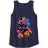 image:imageStar Wars Darth Vader Trooper Helmets Psychedelic Drip Tank TopNavy Blue