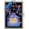 image:imageTrends International Star Wars The Empire Strikes Back  One Sheet 2 Wall Poster 22375 x 34 Black Framed VersionBarnwood Framed Version