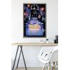 image:imageTrends International Star Wars The Empire Strikes Back  One Sheet 2 Wall Poster 22375 x 34 Black Framed VersionBarnwood Framed Version