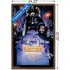 image:imageTrends International Star Wars The Empire Strikes Back  One Sheet 2 Wall Poster 22375 x 34 Black Framed VersionMahogany Framed Version
