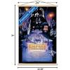 image:imageTrends International Star Wars The Empire Strikes Back  One Sheet 2 Wall Poster 22375 x 34 Black Framed VersionPremium Print and Beechwood Hanger Bundle
