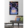 image:imageTrends International Star Wars The Empire Strikes Back  One Sheet 2 Wall Poster 22375 x 34 Black Framed VersionPremium Print and Beechwood Hanger Bundle
